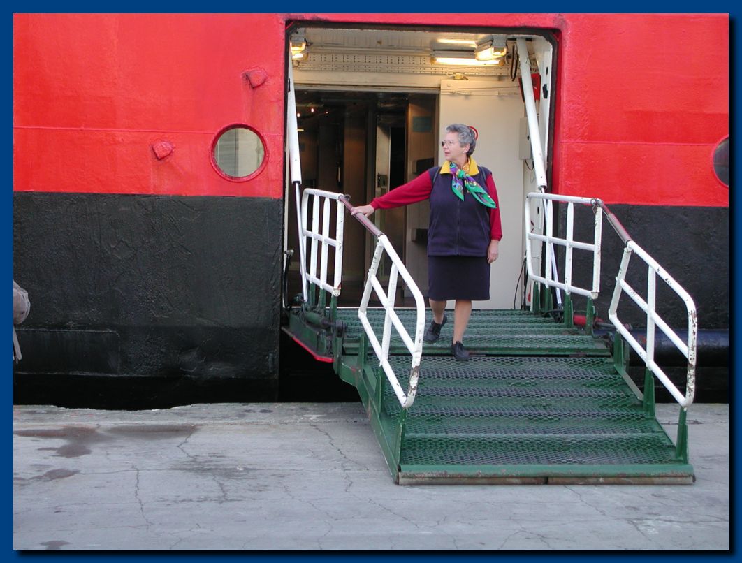 Besuch auf der MS Narvik